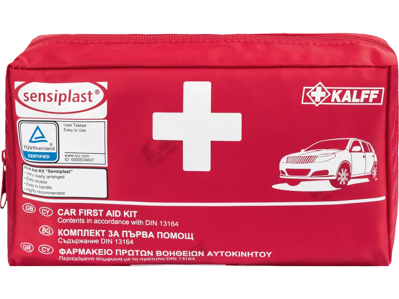 Κουτί πρώτων βοηθειών Kalff Sensiplast για αυτοκίνητο.