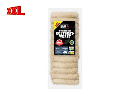 Grillmeister Original Nürnberger Rostbratwurst XXL