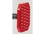 Suporte de teto PARKSIDE® com placa vermelha antiderrapante e haste preta.