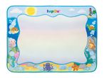Children's water drawing mat with an underwater and beach theme, featuring sea creatures.