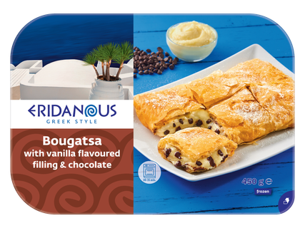 Bougatsa cu vanilie și ciocolată