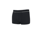 Zwarte herenboxershort met witte taillebandstreep