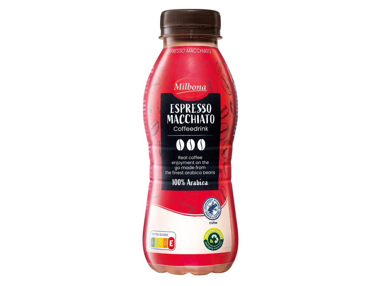 Готова кафе напитка Еспресо Макиато, Milbona, 330 ml/опаковка