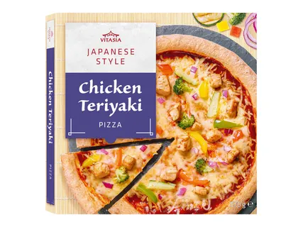 Teriyaki csirkés pizza