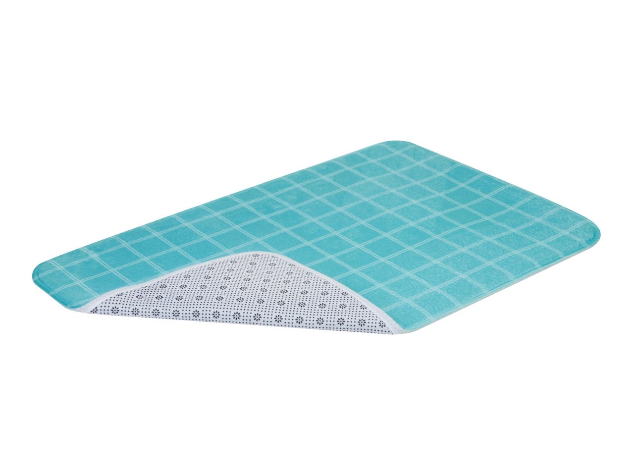A teal and gray medical adhesive dressing sheet.