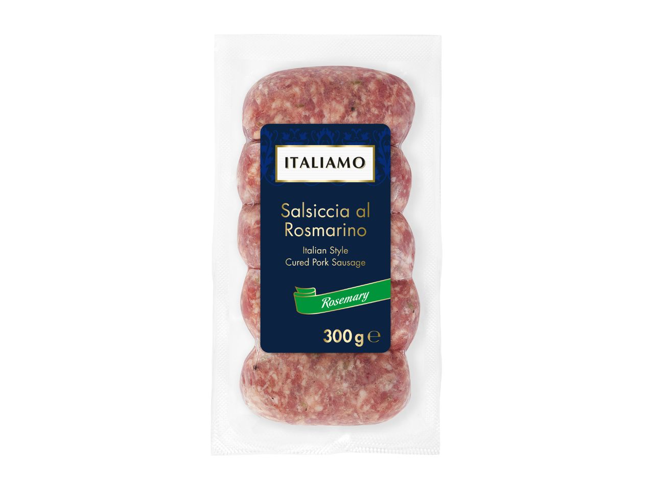 Italian style cured pork sausage with rosemary, 300g