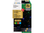 Guirlanda solar LIVARNO home com 100 LEDs coloridos e 8 efeitos de luz.