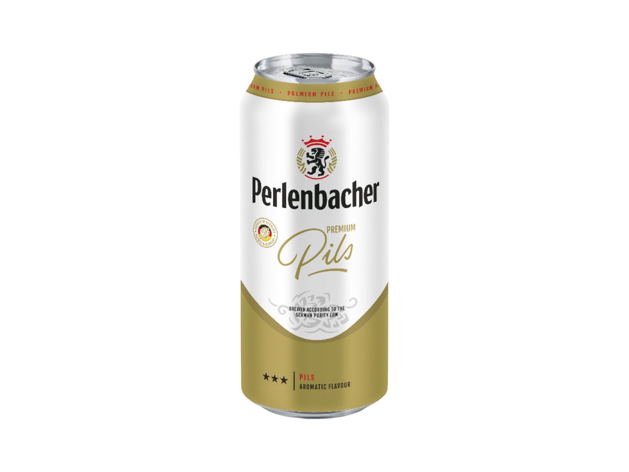 Konzerva piva Peroni Gold.