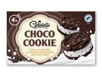 Gabriella Choco Cookie: fire chokoladekiks med iscreme.