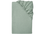LIVARNO flanelinė paklodė su guma šviesiai žalios spalvos