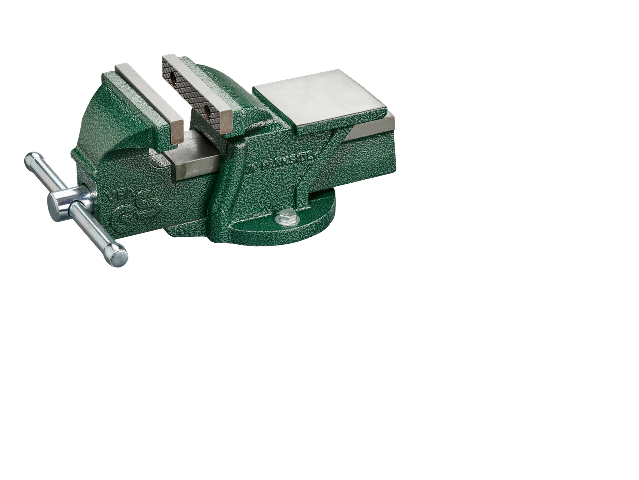 PARKSIDE® skrūvspīles zaļā krāsā ar rokturi un žokļiem