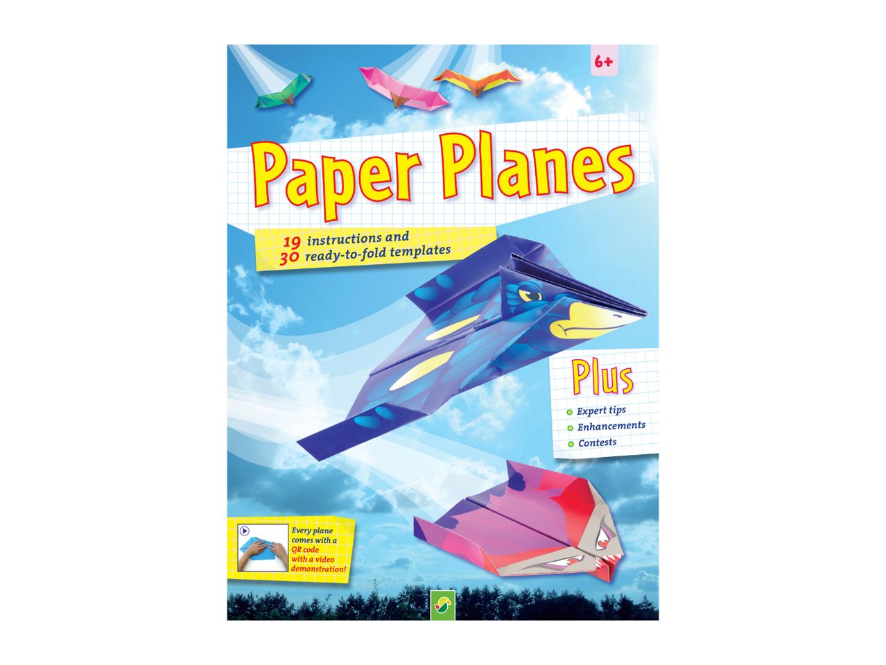 Paper Planes kit with 19 instructions, 30 templates, and video demonstrations.