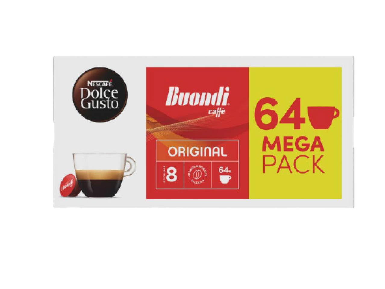 Cápsulas de Café Buondi Dolce Gusto NESCAFÉ