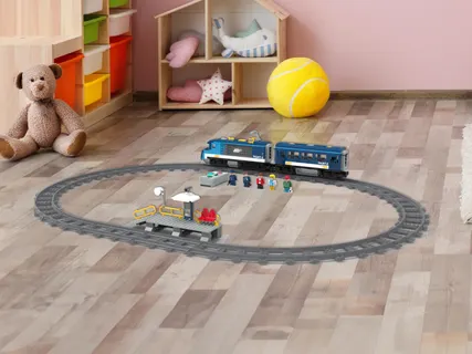 Vasútpálya építőjáték készlet