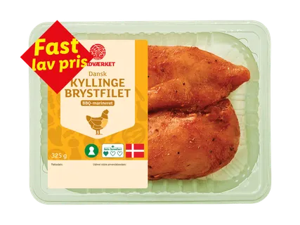 MADVÆRKET Kyllingebrystfilet BBQ