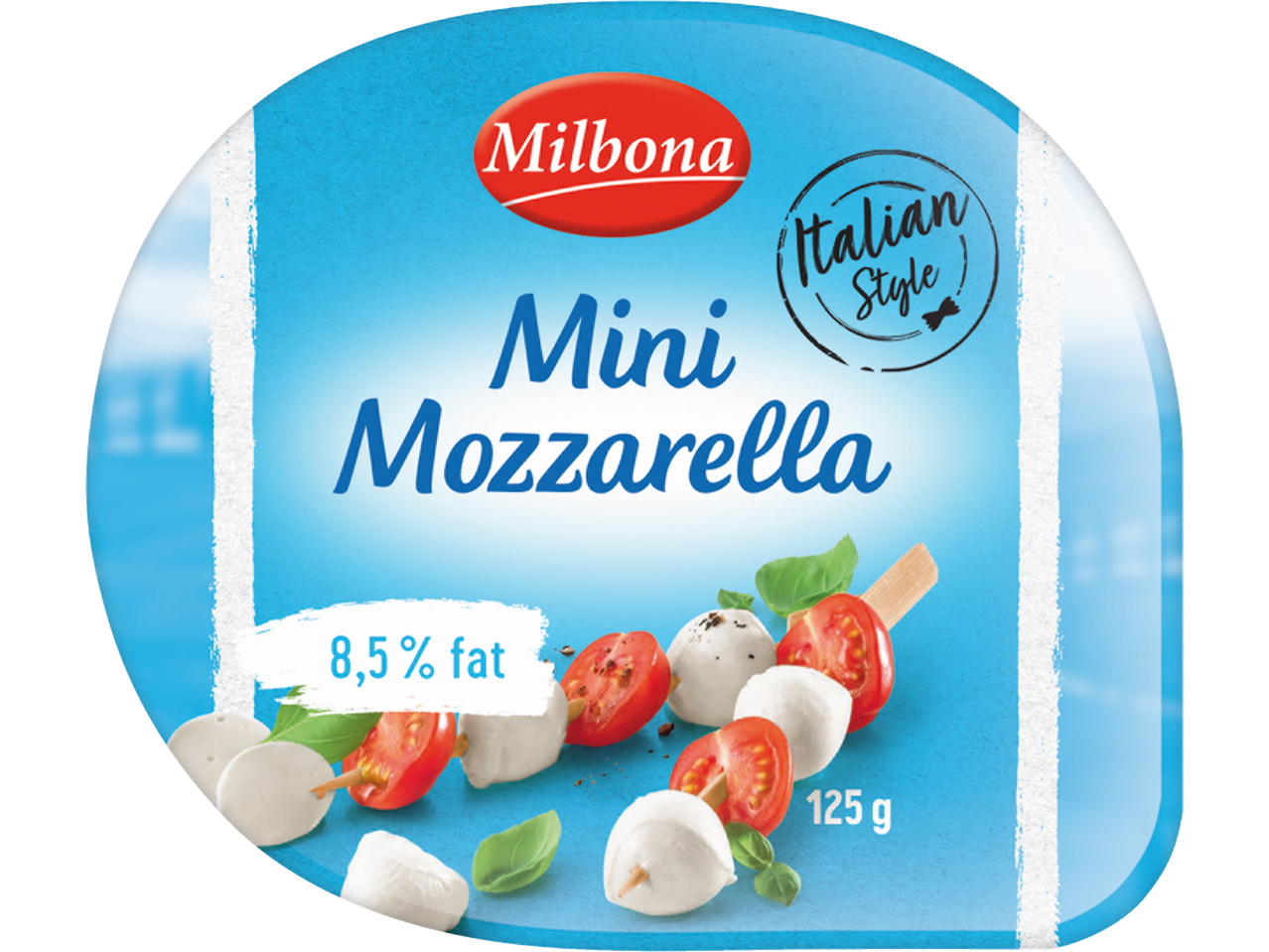 Milbona mini mozzarella, Italiaanse stijl.