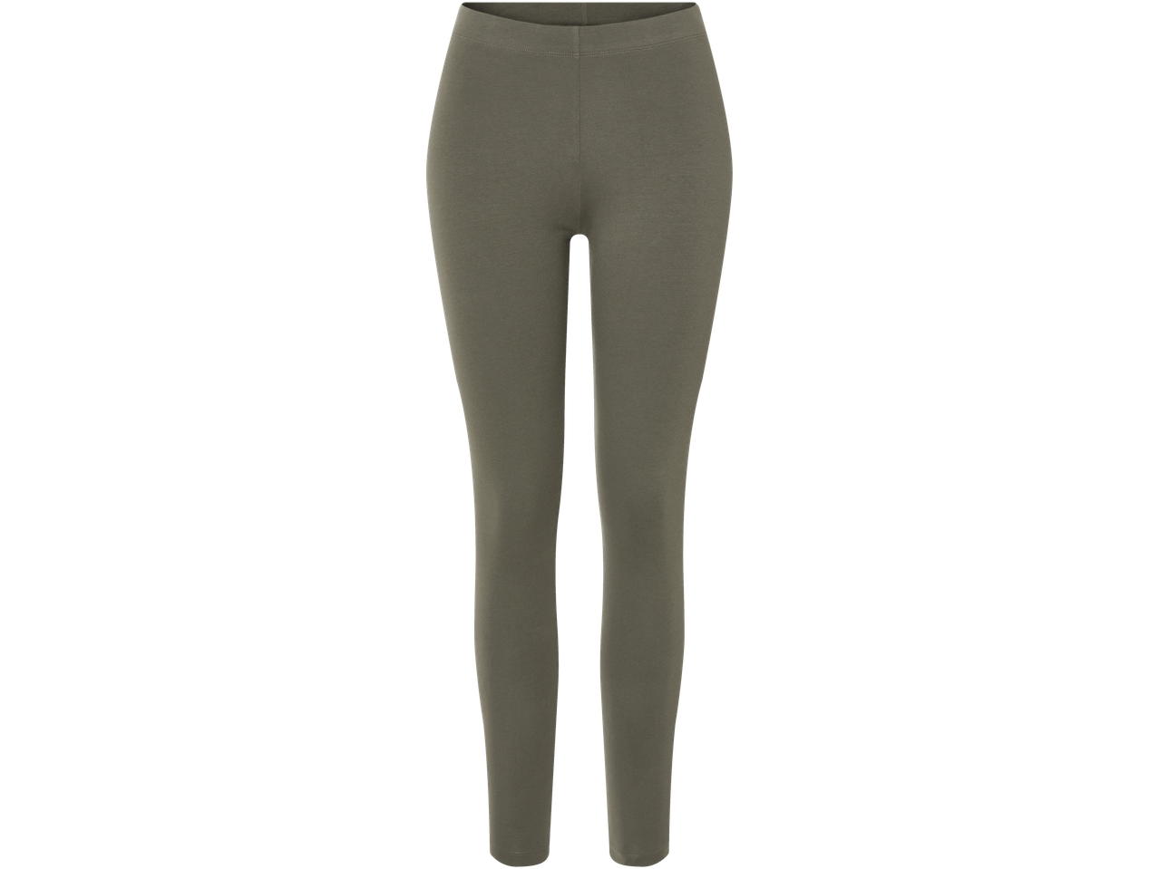 Olivergröna leggings.