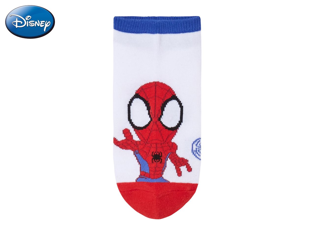 Disney Spider-Man ankle socks for kids.