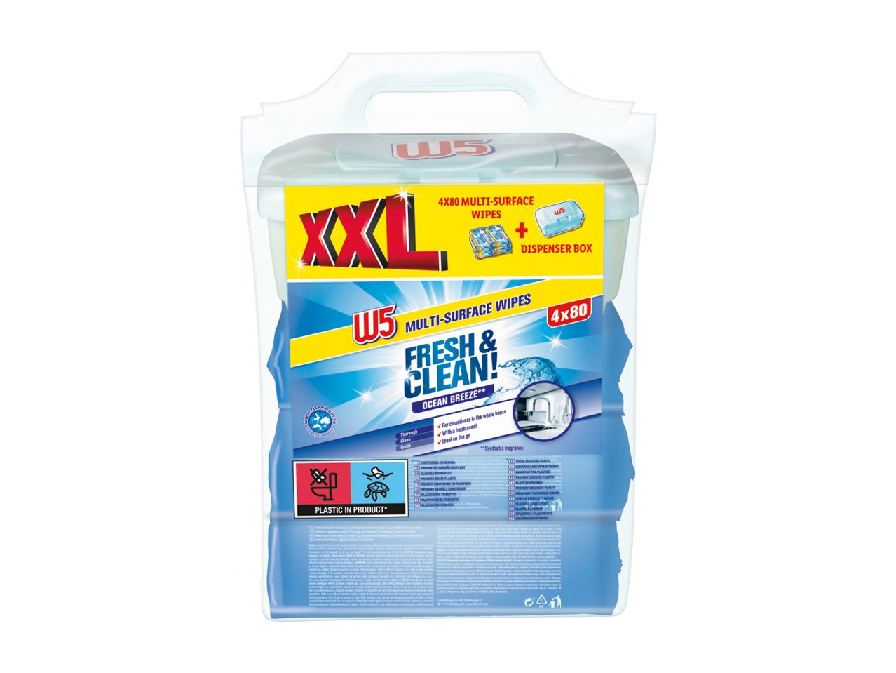 XXL pakiranje tekočine za pranje perila s svežim vonjem.