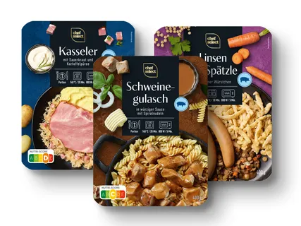 Chef Select Traditionelle Fertiggerichte
