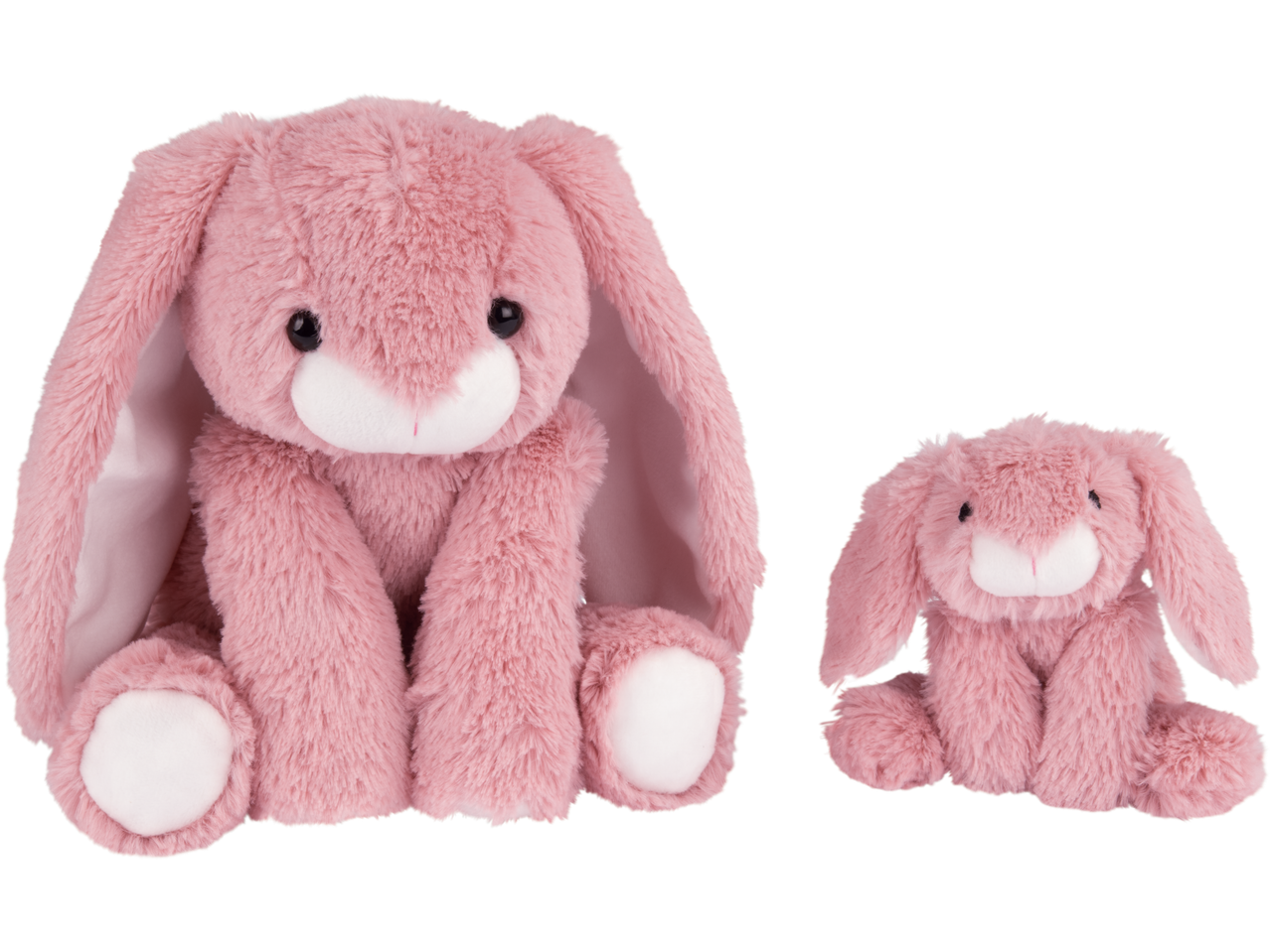 Lupilu® mātes un mazuļa plīša rotaļlieta: divi rozā zaķi