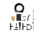 Vacuum cleaner accessories including hoses, nozzles, filters, and dust bags.