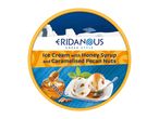 Eridanus ice cream with honey syrup and caramelised pecan nuts.