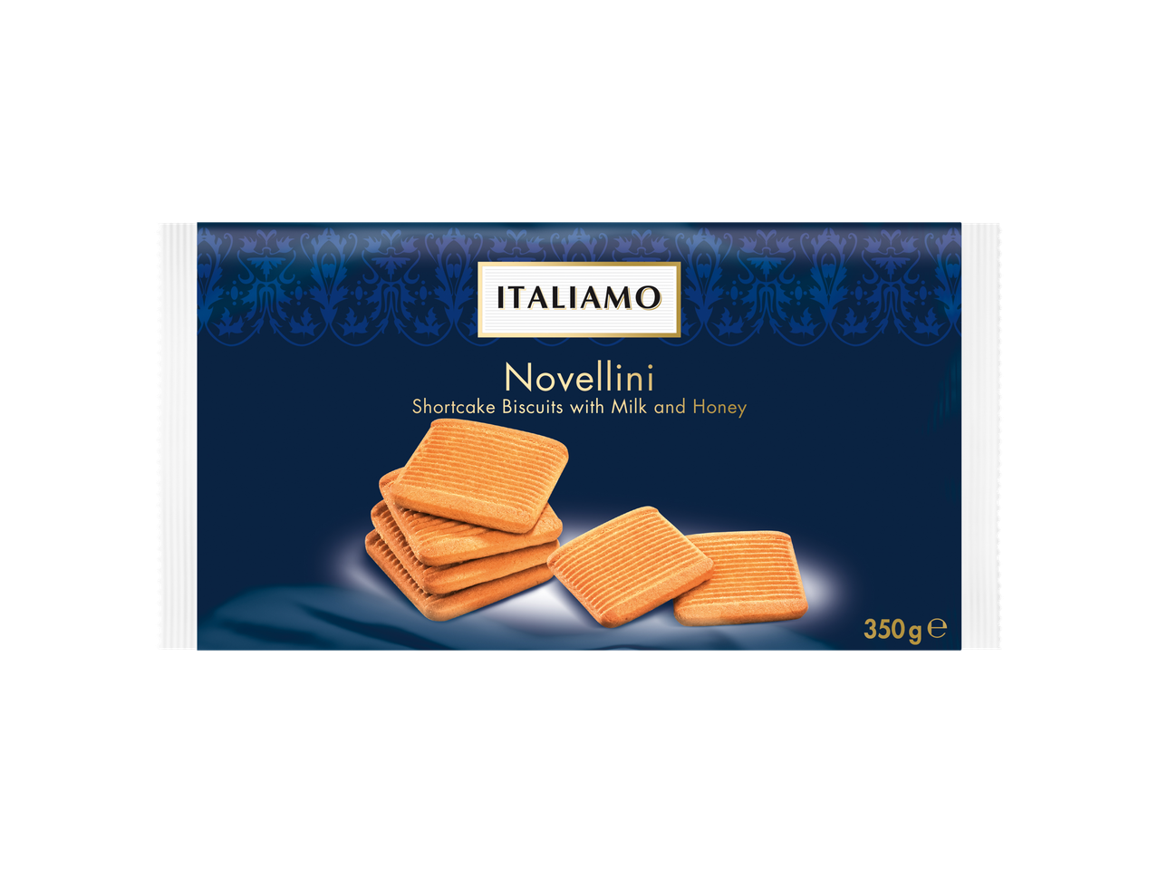 Italiamo Novelliini: Shortcake biscuits met melk en honing (350g).