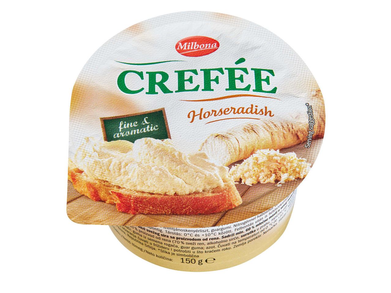 Milbona Crefee: Krémes sajt tormayjal.