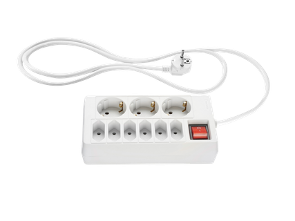 TRONIC® Pagarinātājs ar kontaktligzdu bloku