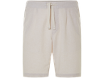 Beige dressipüksid nööriga.