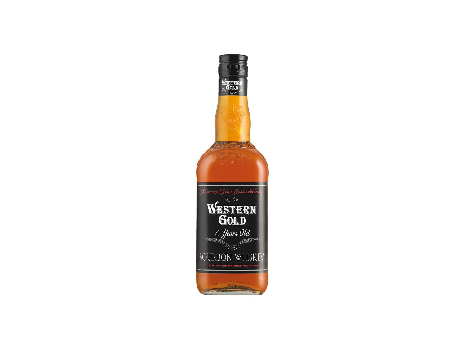 Bourbon 6 Year Western Lidl UK - Gold | Whiskey