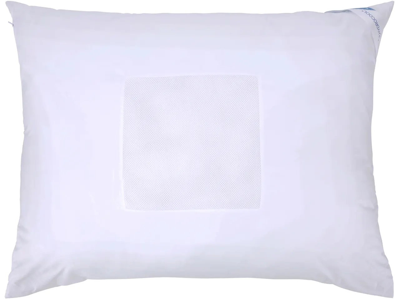 Cuscino bianco 50 x 80 cm con campo climatizzato. 