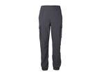 Men's dark grey cargo trousers with elasticated waistband and cuffs