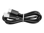 Black USB-A to USB-C cable, coiled and secured with a white tie.