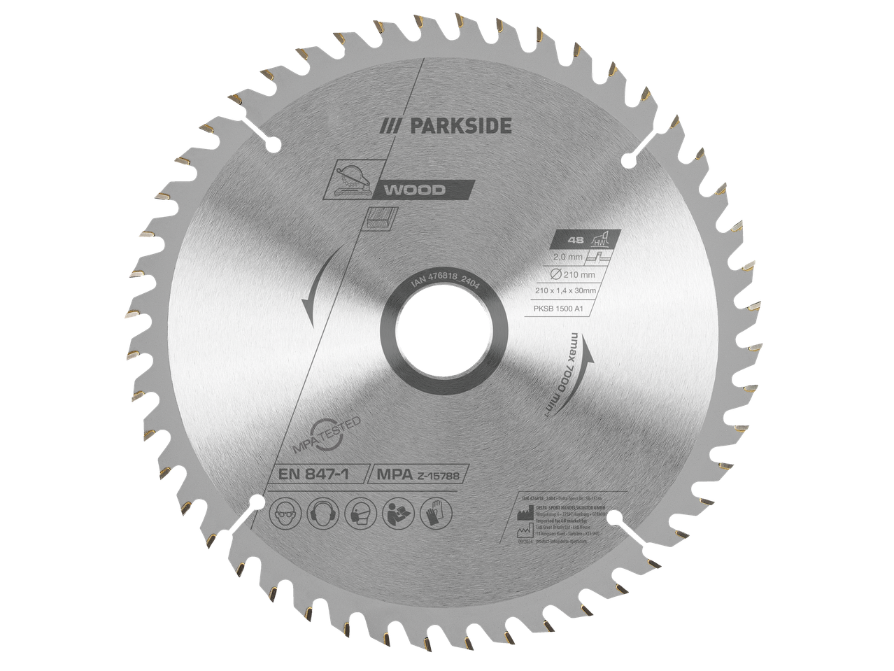 PARKSIDE® Tarcza do cięcia drewna o ⌀ 21 cm