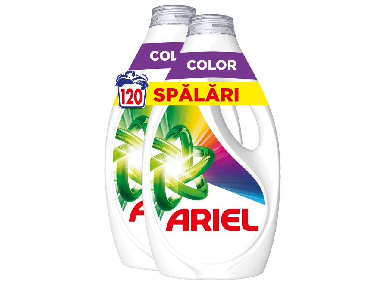 Ariel Препарат за пране, течен, 120 изпирания, 2 x 2,7 l/опаковка