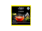 Boîte de thé Deluxe saveur citron avec 20 sachets de thé pyramidaux.
