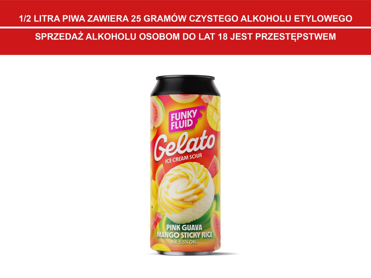 Gelato: Pink Guava Mango Sticky Rice