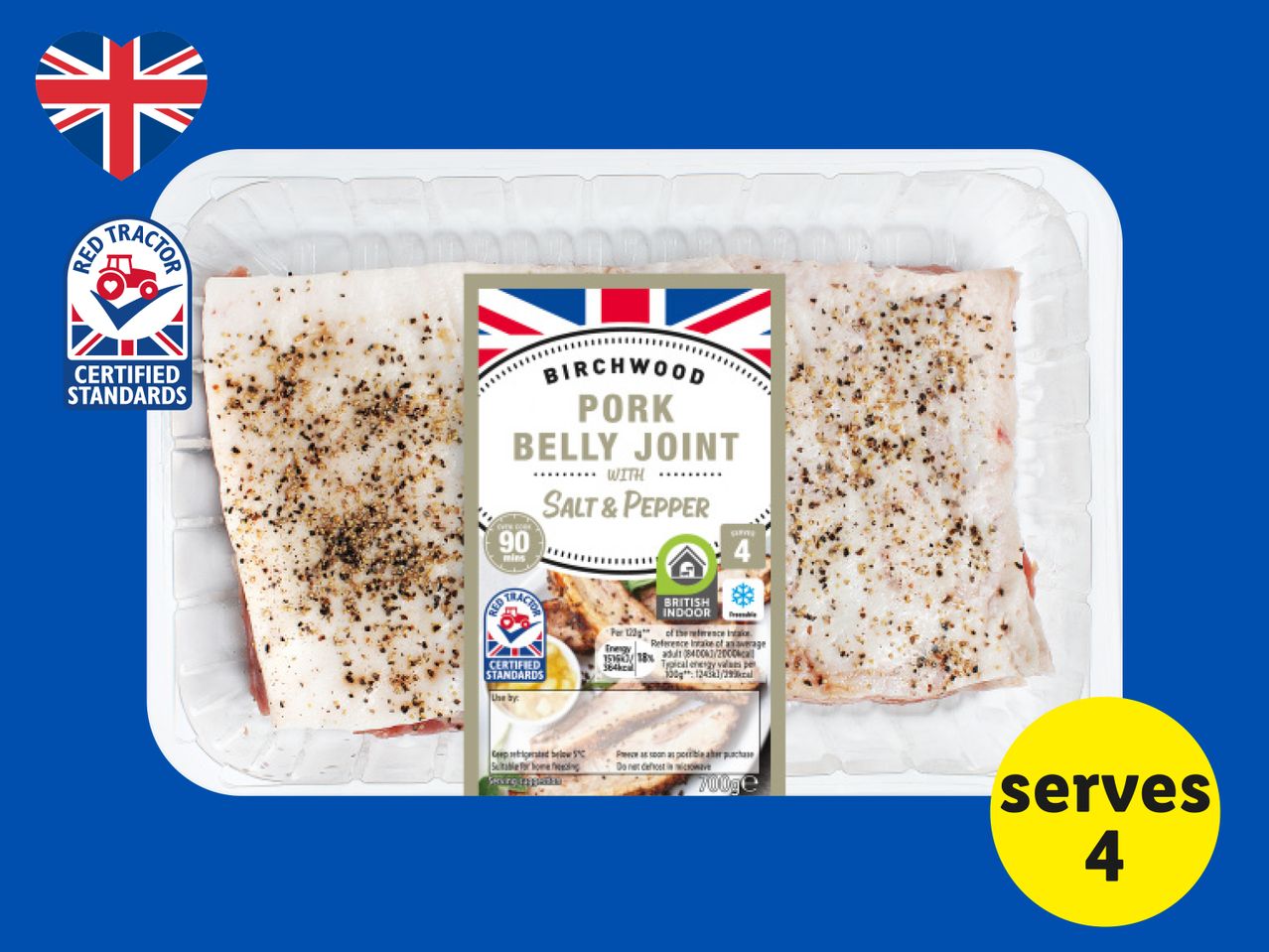 Go to full screen view: Birchwood Salt & Pepper British Pork Belly Joint - Image 1