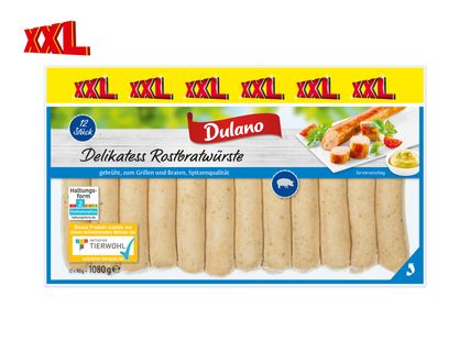Dulano Delikatess Rostbratwurst XXL