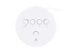 Fan wall control: 3 speeds, ON/OFF switch.