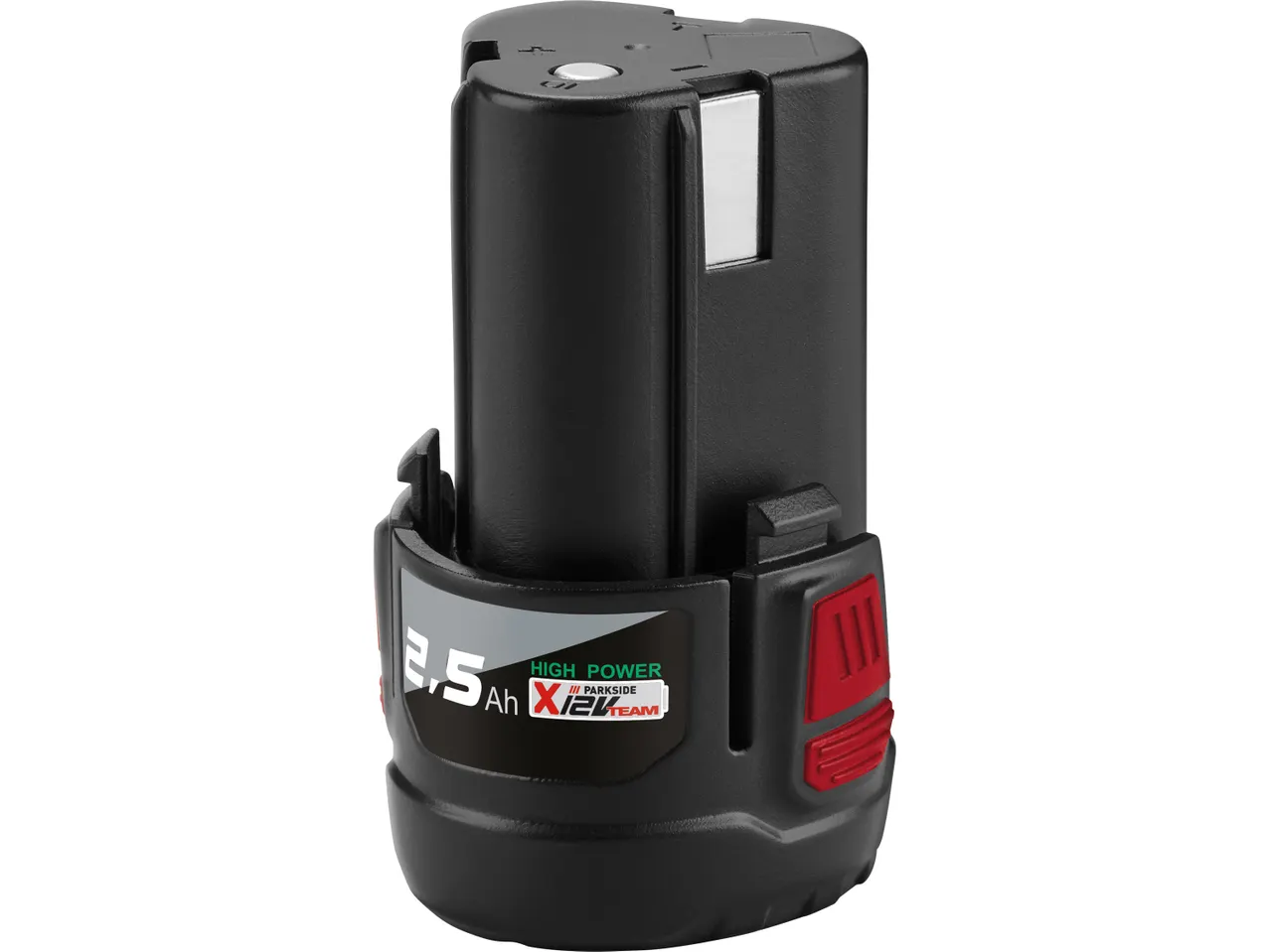 Batteria ricaricabile nera Parkside X12V Team da 2,5 Ah