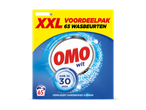 XXL voordeelpak wasmiddel voor 65 wasbeurten, verwijdert hardnekkige vlekken in 30 minuten.