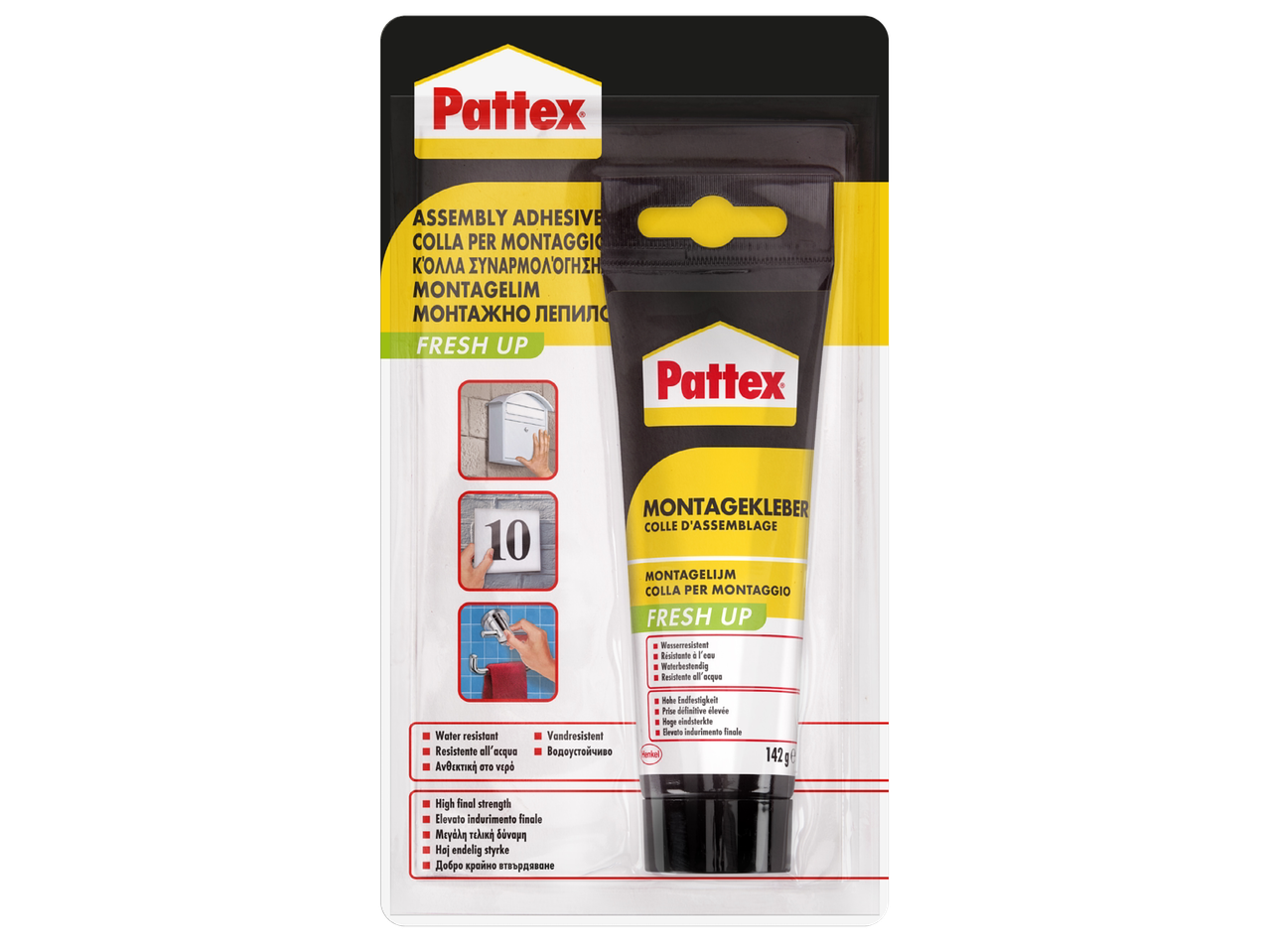 Опаковка с монтажно лепило Fresh Up, водоустойчиво и с висока крайна якост.