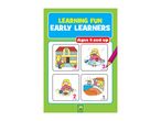 Educational poster for early learners, ages 5 and up, showing a daily routine with four illustrated steps.