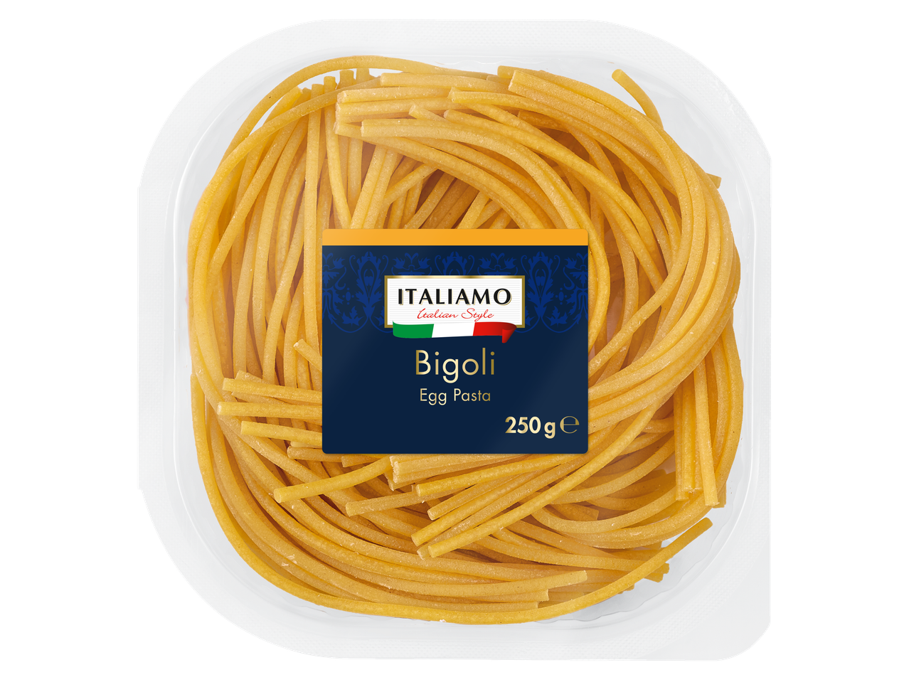 Italimo Bigoli kiaušinių makaronai, itališkas stilius, 250 g.