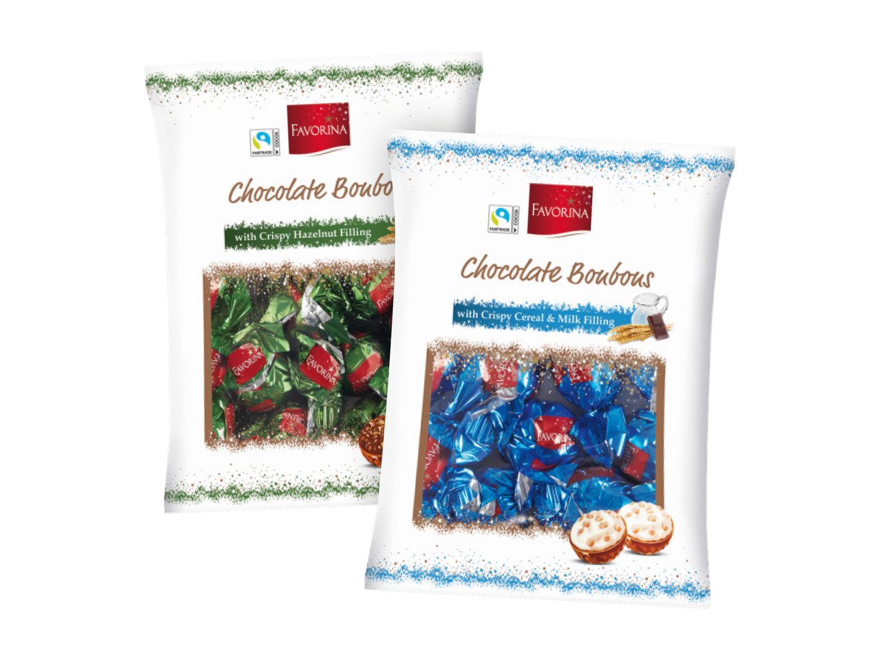 Praline di cioccolato al latte