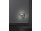 LIVARNO home LED Night Light with USB charging ports on a gray wall.