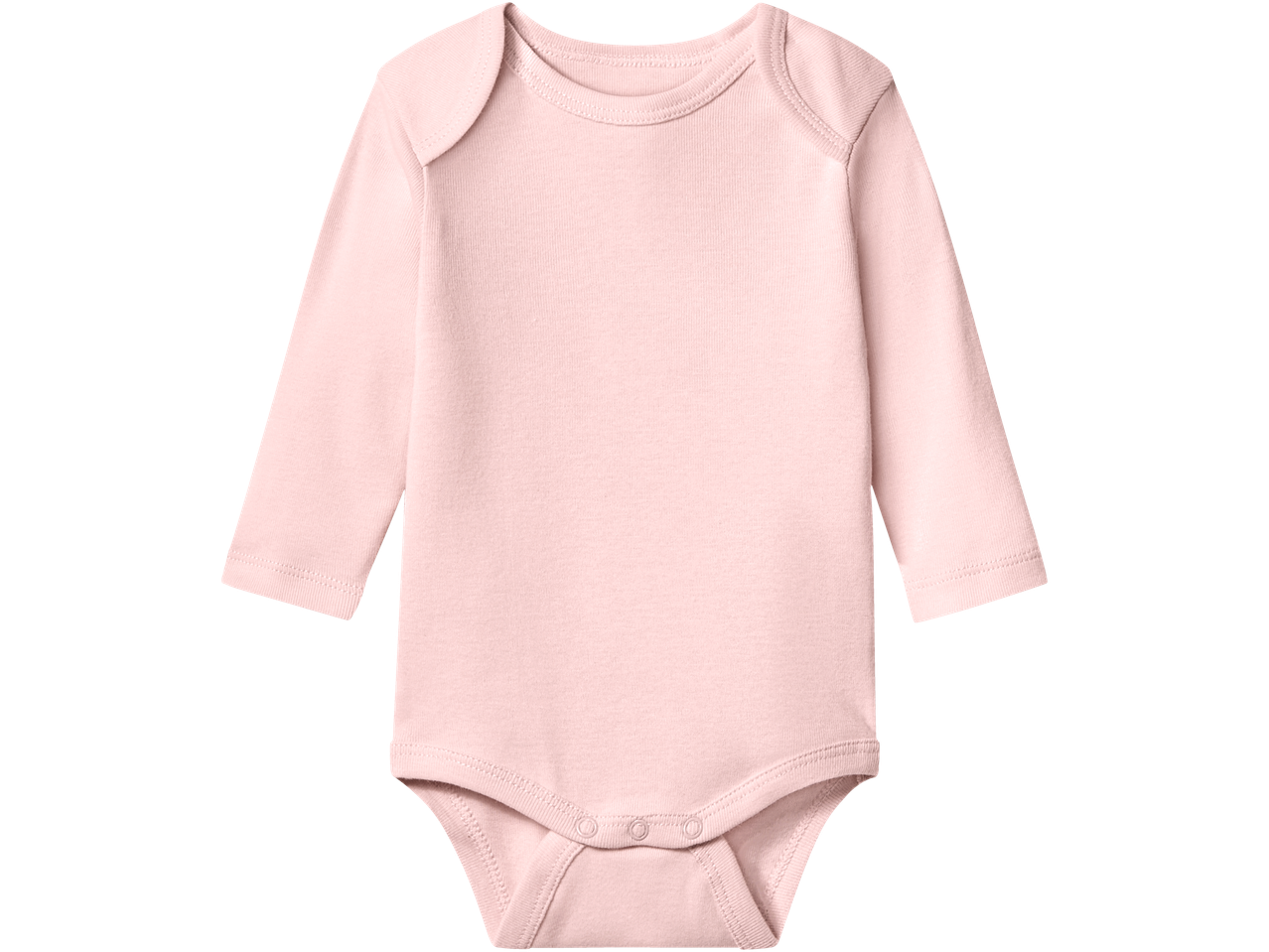 lupilu® baby long-sleeve bodysuit in light pink